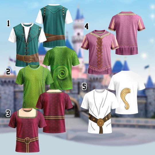 Discover Disney Tangled Princess Cosplay Costume T-Shirt