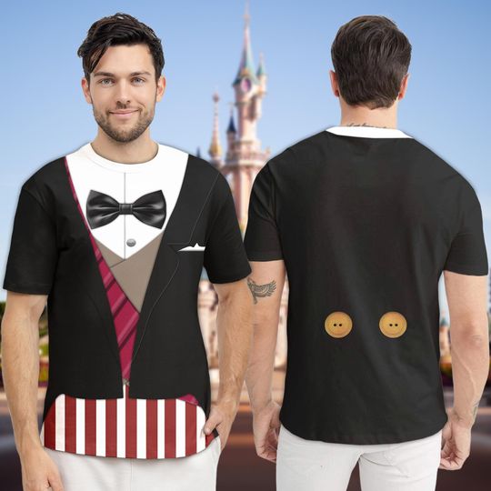 Discover The Haunted Mansion Movie Ghost Costume, The Guy Suit 3D Cosplay T-shirt