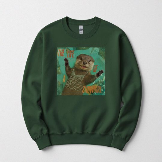 Discover Otter The Life of a Showgirl Album Sweatshirt
