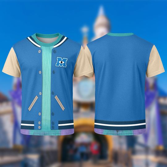 Discover Sulley James P. Sullivan University Unisex T-Shirt, Monster Inc Cosplay Costume Tee