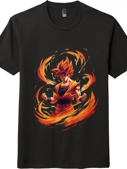 Discover "Dragon Ball"Super Saiyan Goku Anime T-Shirt|Unisex Tee Casual Short-Sleeve