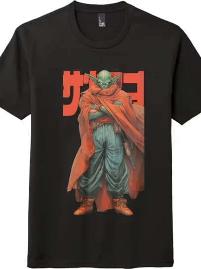 Discover Unisex Dragon Ball Piccolo Cartoon T-shirt - Black and White Color Options Tee