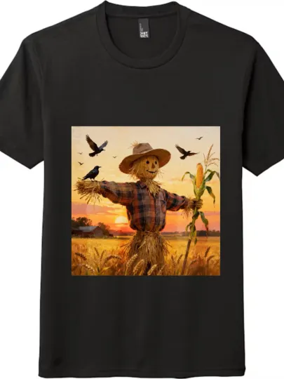 Discover Autumn Harvest Scarecrow T - shirt