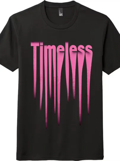 Discover "Timeless" Art Font Casual T-shirt, Unisex Tee