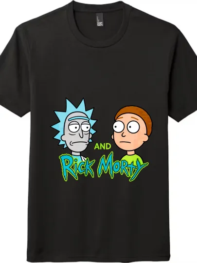 Discover Rick and Rickandmorty Cartoon Characters Graphic T - Shirt