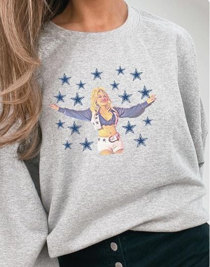 Dolly Parton Dallas Cowboys Sweatshirt: Thanksgiving Tribute, Country Music Gift