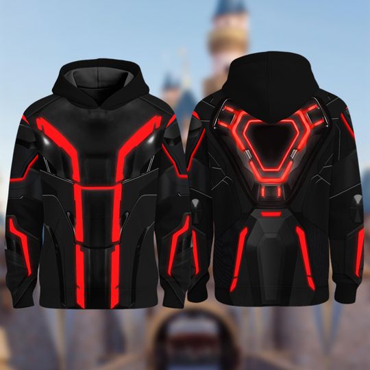 Discover Disney Tron: Ares Halloween Costume 3D Hoodie, Tron Cosplay Costume