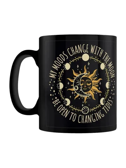Discover My Moods Change With the Moon Black Mug