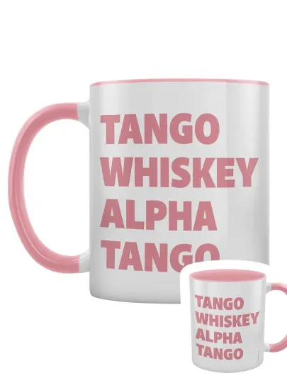 Discover Twat Phonetic Alphabet Pink Inner 2-Tone Mug