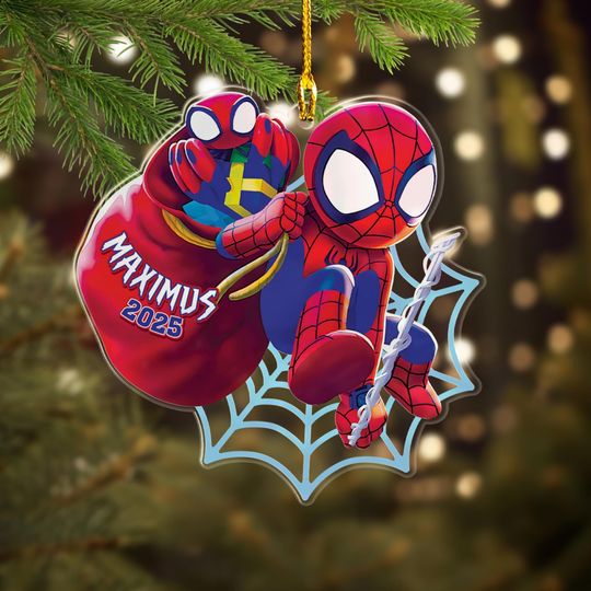 Discover Personalized Spider Ornament, Spider Christmas Gift, Disney Christmas Ornament