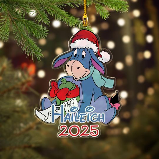 Discover Disney Ornament Customized Disney 2025 Christmas Tree Decor