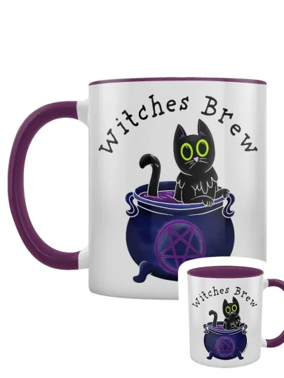 Discover Witches Brew Shadow Kitten 2-Tone Mug