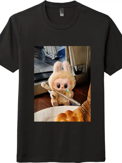 Discover Cartoon Rabbit Print T-Shirt - Bestseller, Unisex Style