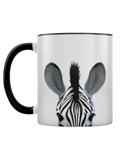 Discover Inquisitive Creatures Zebra Black Inner 2-Tone Mug