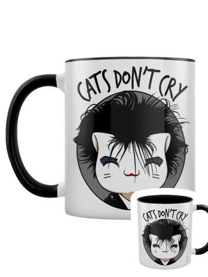 Discover VIPets Cats Don't Cry Black Inner 2-Tone Mug