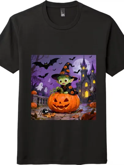 Discover Halloween Goblin and Jack - o' - Lantern T - shirt