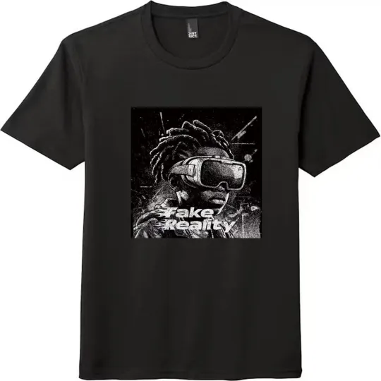 Discover Fake Reality VR Graphic Unisex Tee
