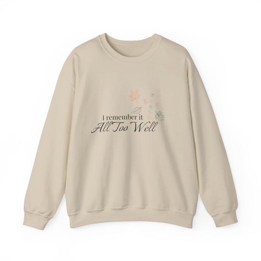 Discover taylor version Crewneck Sweatshirt, All Too Well Fall Sweatshirt