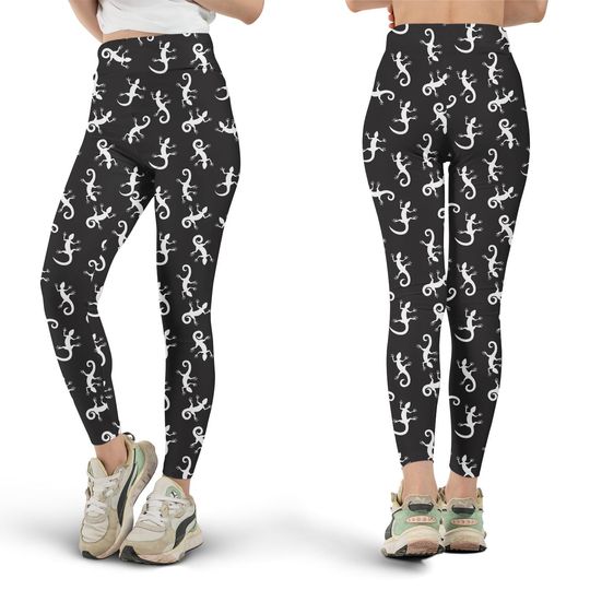 Discover Lizard Print Leggings, Reptile Scale Leggings, Gift for Her