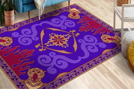 Discover Aladdin's And Flying Carpet Rugs, Flying Carpet Rugs, Aladdin Rug, Modern Rugs, Salon Decor Rug, Entryway Rug, Patterned Rug,Gift For Home