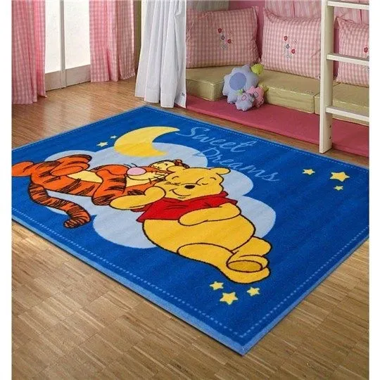 Discover Winnie the Pooh Rug, Disney Rug, Cartoon Rug, Kids Room Rug, Gift for Kids