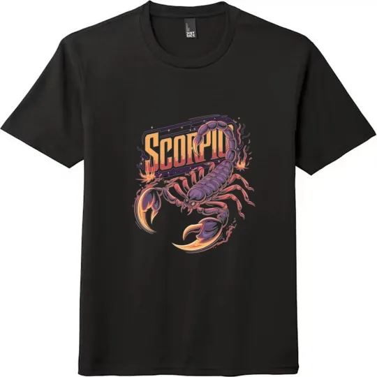 Discover Scorpio Fiery Graphic Unisex Tee