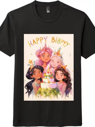 Discover Princess Birthday Party Short - Sleeve T - Shirt