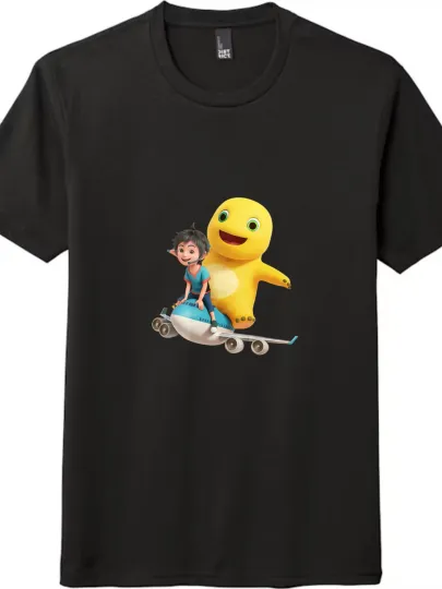 Discover Nainong and His Little Companion Tee: A Joyful Flight Time