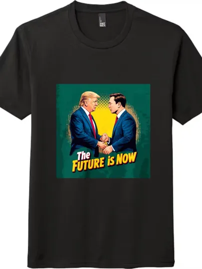 Titans Unite! 'The Future Is Now' Comic-Style Handshake Tee