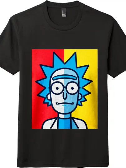 Discover Rick and Rickandmorty Rick Character Pop Art Graphic T - Shirt