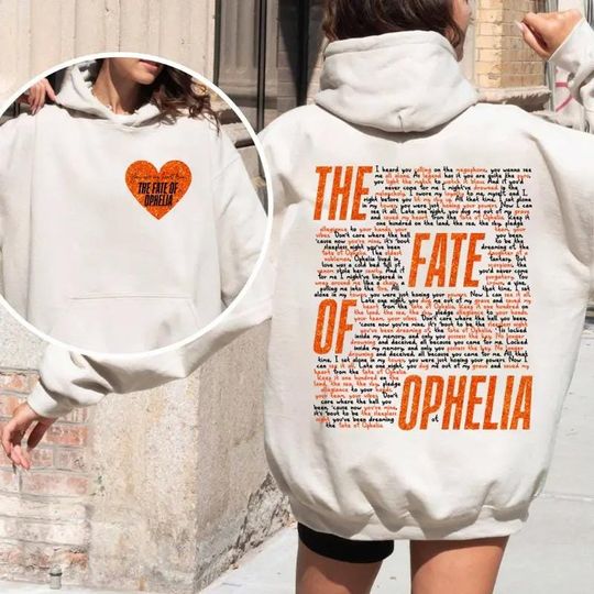 Discover The Fate of Ophelia Lyrics Hoodie, You Save My Heart From The Fate of Ophelia Hoodie, Retro Music Graphic tee, Showgirl