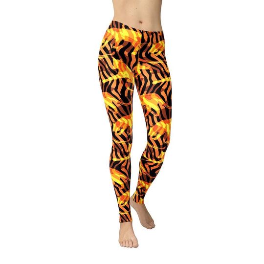 Leopard Leggings, Workout Leggings, Gift for Her
