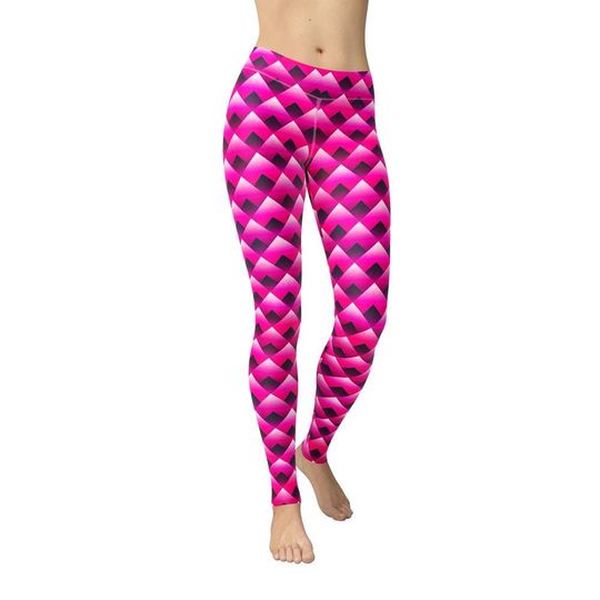 Discover Red Triangle Leggings, Workout Leggings, Gift for Her