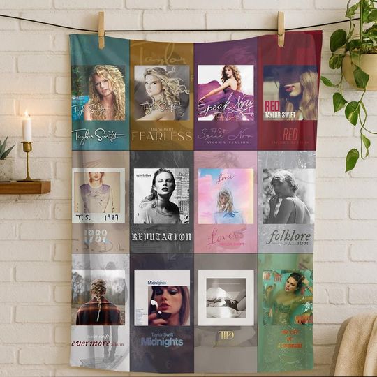 Discover TS Eras Blanket, Fan Gift,  TS Album Blanket,The Life of the Showgirl Blanket, Fans Blanket,Girl Room Decor