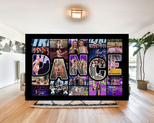 Discover Custom Dance Photo Collage Blanket: Velveteen Fleece Keepsake