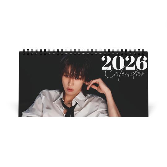 Discover Seventeen The8 Desk Calendar 2026 | KPOP Merch 12 Months Customized Calendar for Home Office, Gift for Carat Seventeen Decor