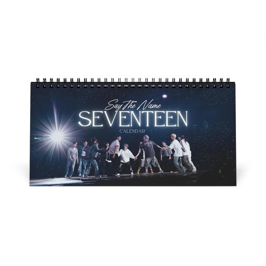 Discover SEVENTEEN Desk Calendar; SEVENTEEN Calendar 2026; Seventeen Gift; K-pop Gift; K-Pop Fan Gift