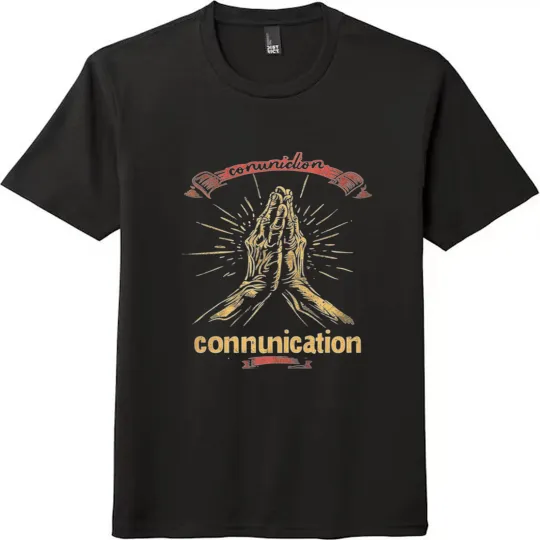 Discover Communication Golden Hands Graphic Unisex Tee