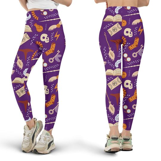 Discover Hogwarts Leggings, Workout Leggings, Gift for Her