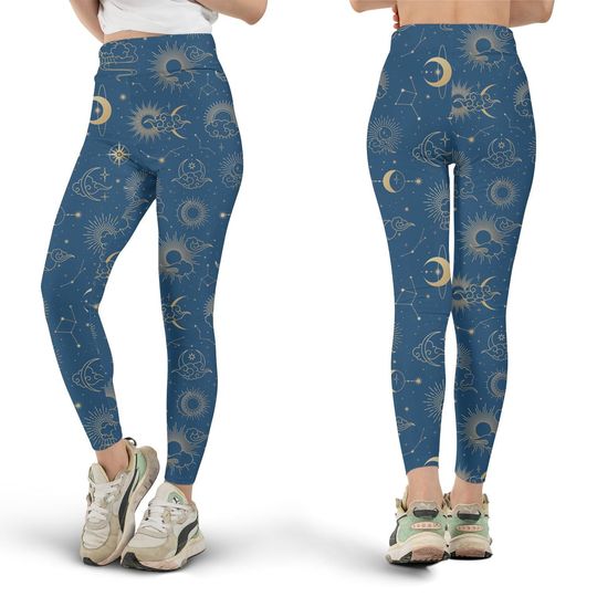 Discover Space Leggings, Workout Leggings, Gift for Her