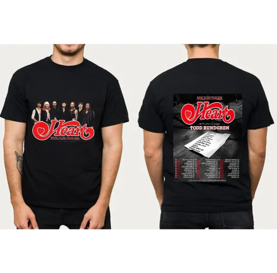 Discover Heart Royal Flush Tour 2025 T-Shirt
