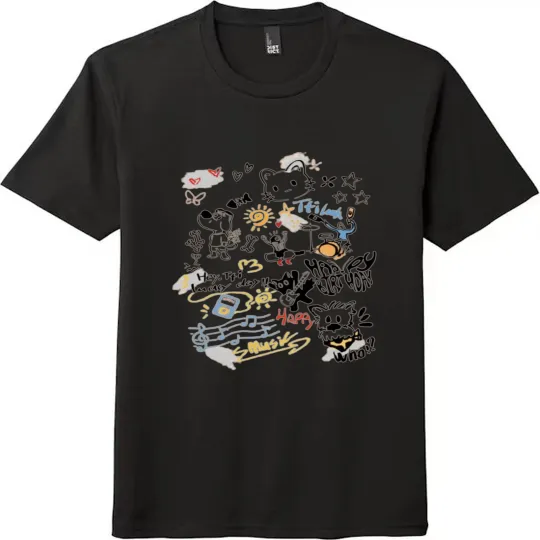 Discover TFI Happy Day Doodle Graphic Unisex Tee
