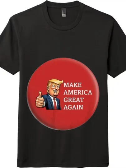 Discover Trump Cartoon Make America Great Again Patriotic T-Shirt | Conservative Tee