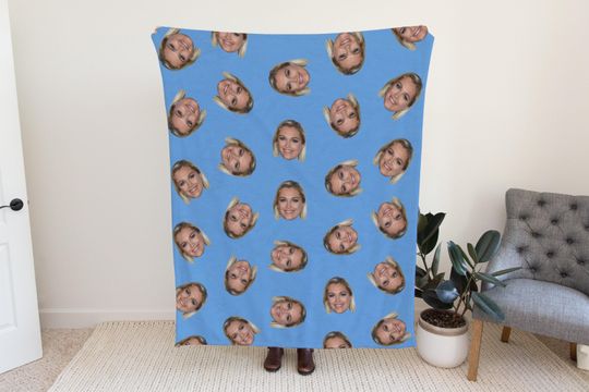 Discover Eliza Taylor Blanket | Celebrity Blanket Gift Idea | Blanket for Thumper Movie Fans | Custom Velveteen Blanket Gift | Cozy Blanket