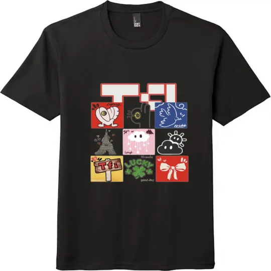 Discover TFI Cute Elements Collage Graphic Unisex Tee