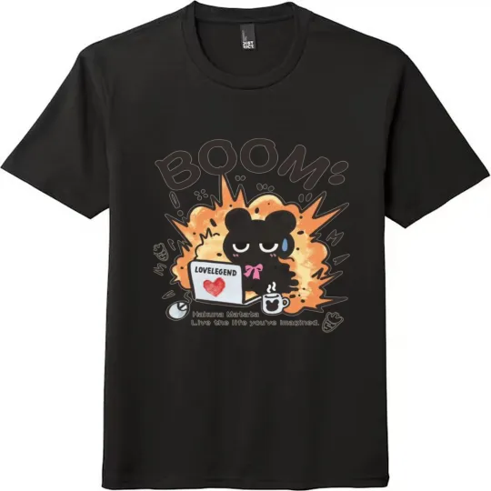 Discover Boom Love Legend Bear Graphic Unisex Tee