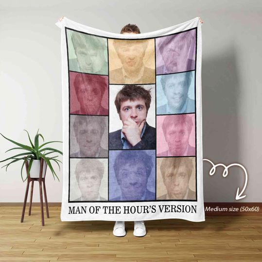 Discover Custom Blanket Eras Style, Man Of The Hours Version Blanket, Photo Eras Tour Blanket, Custom Blanket with Photo, Birthday Gift, Gift for Him