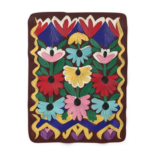 Discover Piano Floral Sherpa Fleece Blanket Inspired  | Cozy Flower Throw for Home Decor, Perfect for Gifts, Travel, Picnics, Holidays, and More