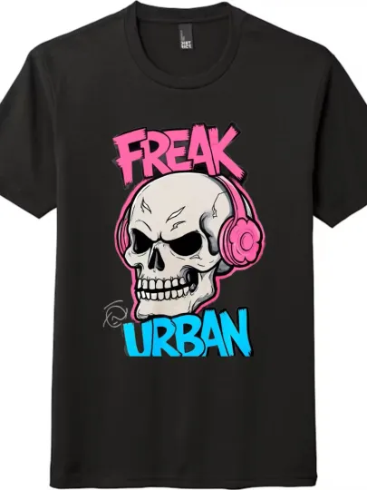 Discover "FREAK URBAN" Skull Print T-shirt Is Cool and Stylish for Both Men and Women