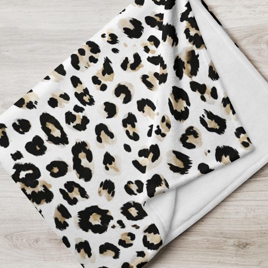 Discover Cheetah Leopard Print Throw Blanket Christmas Present Birthday Gift